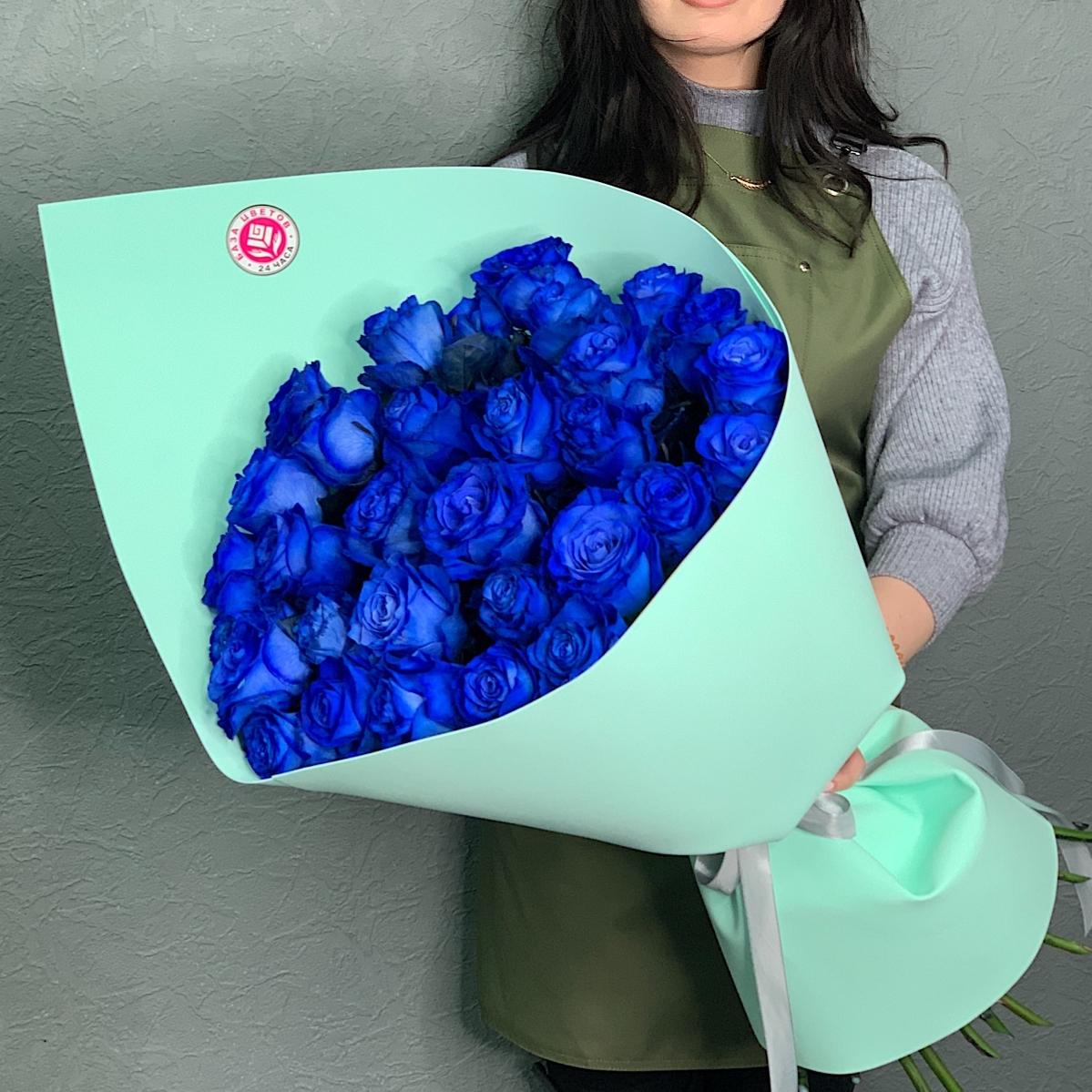 70 см Синяя роза