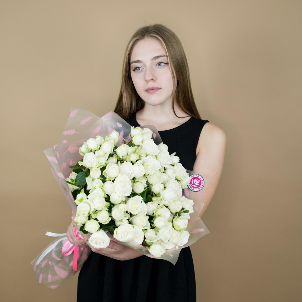 Розы кустовые белые (Артикул - 528)
