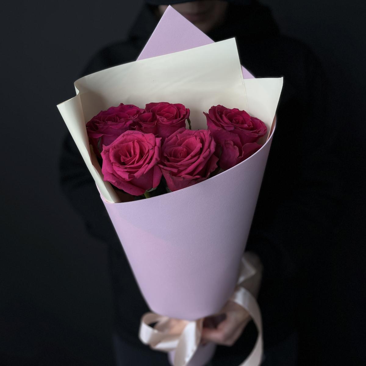 Розовые розы (Эквадор) 40 см